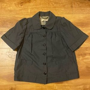 See by Chloe lightweight cap sleeve jacket blazer Sz 6